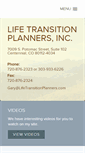 Mobile Screenshot of lifetransitionplanners.com