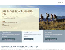 Tablet Screenshot of lifetransitionplanners.com